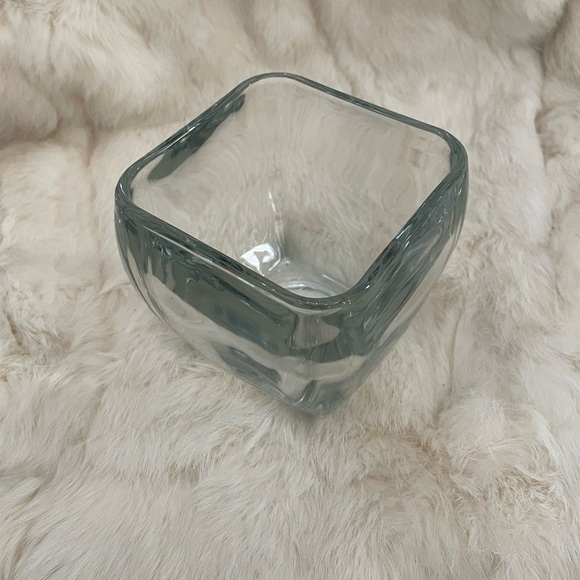 Vtg Libbey Heavy Glass Candle Holder, Vase, Candy Jar - Picture 2 of 6